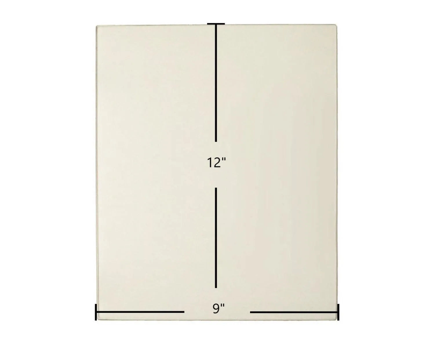 Malm Spin-A-Fire Ceramic Glass – 9" x 12" x 3/16" | High-Temperature Firebox Window Replacement | CG-912 - Total Hearth