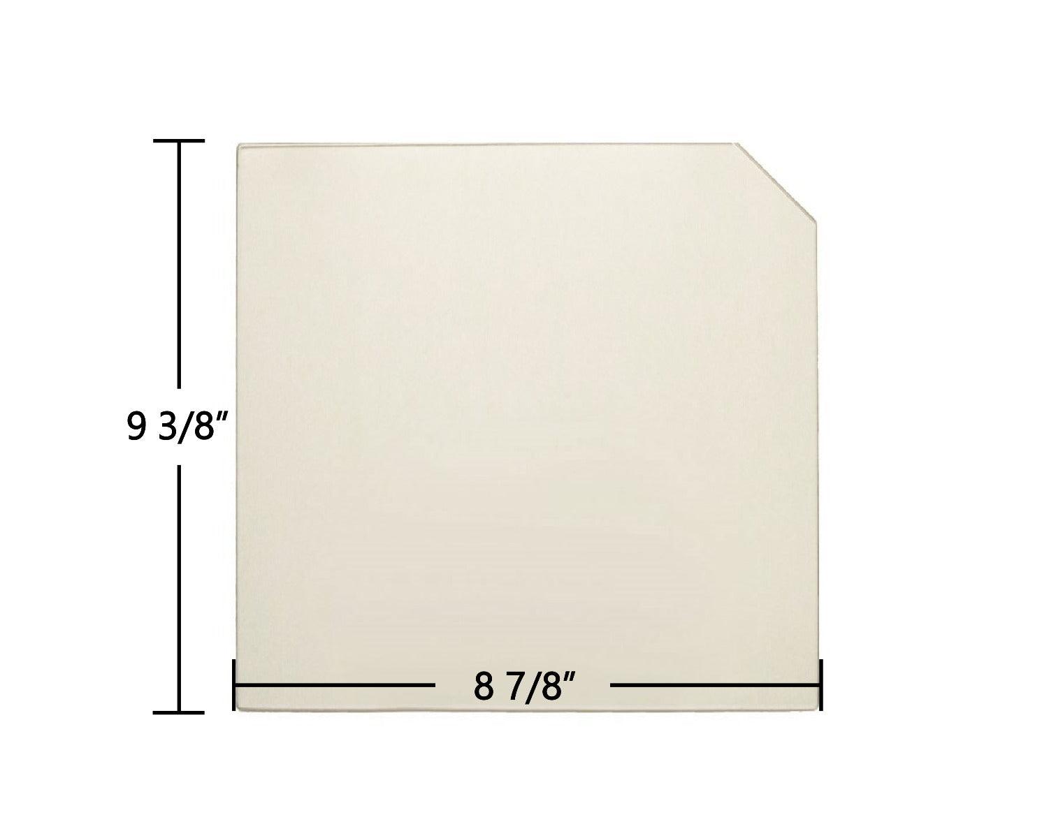 Minnesota Stove Works Radiant Ceramic Glass Panel – 8 7/8" x 9 3/8" - Total Hearth