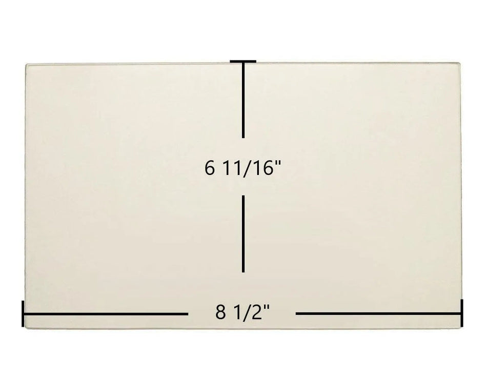 Morso Dove Single Door Rectangle Replacement Glass – 8 1/2" x 6 11/16" (Part #Dove-s-dr) - Total Hearth