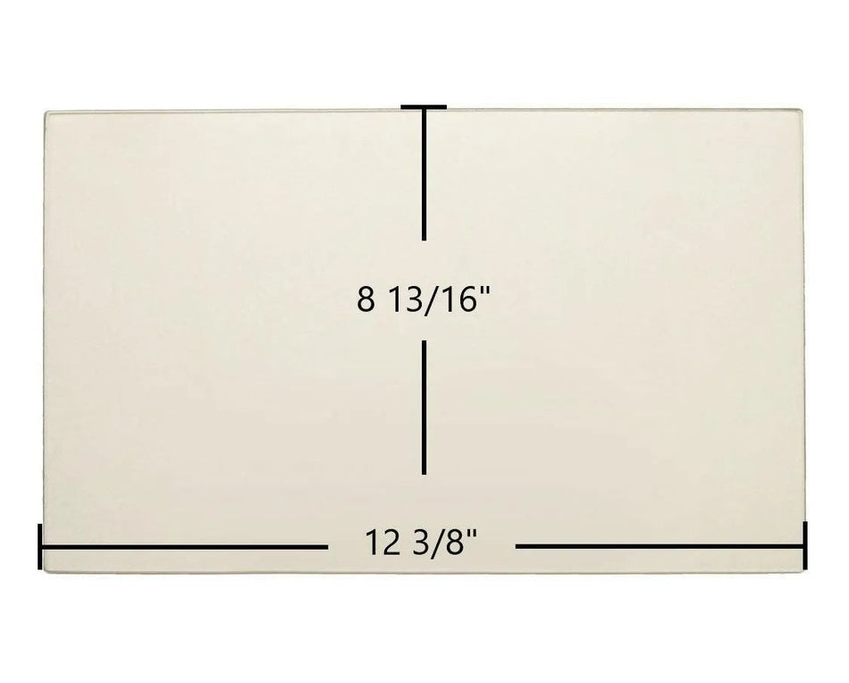 Morso Lion Single Door Ceramic Glass Panel – 12 3/8" x 8 13/16" - Total Hearth