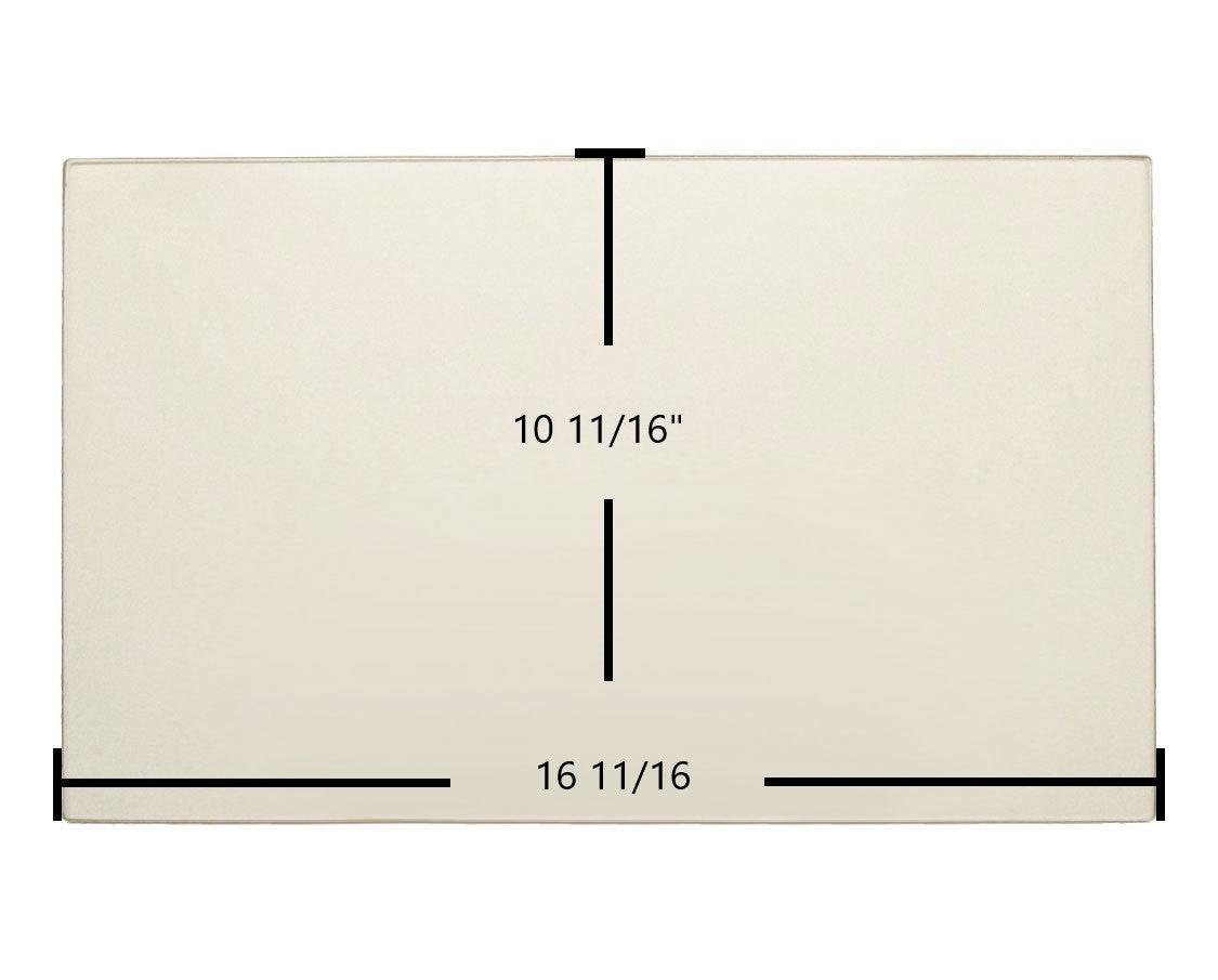 Nashua NFP-2 Ceramic Glass Panel (16 11/16" x 10 11/16") – Replaces 7GNFP-2 - Total Hearth