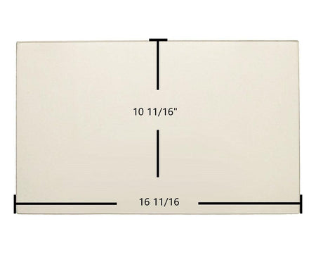 Nashua NFP-2 Ceramic Glass Panel (16 11/16" x 10 11/16") – Replaces 7GNFP-2 - Total Hearth