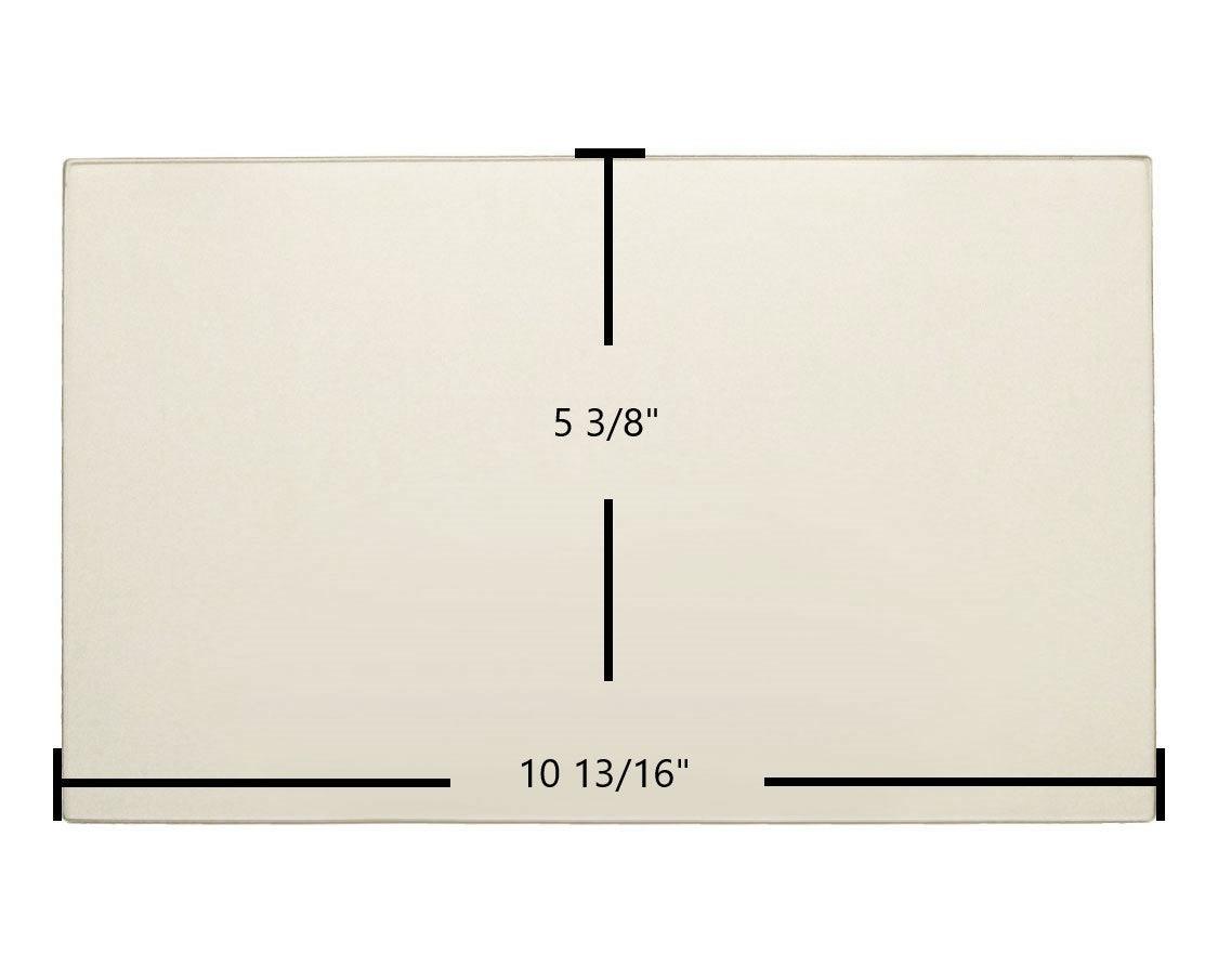 Osburn Hybrid 35MF / 1800 Side Glass – 10 13/16" x 5 3/8" Replacement Ceramic Glass - Total Hearth