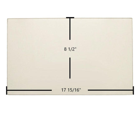 Osburn 1500 Ceramic Glass Panel (17 15/16" x 8 1/2") – Replaces SE16174 - Total Hearth