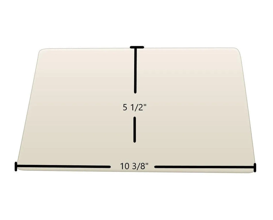 Quadra-Fire 1000 Pellet Stove Side Door Ceramic Glass – 10 3/8" x 5 1/2" (Right: 190 | Left: 19S) - Total Hearth