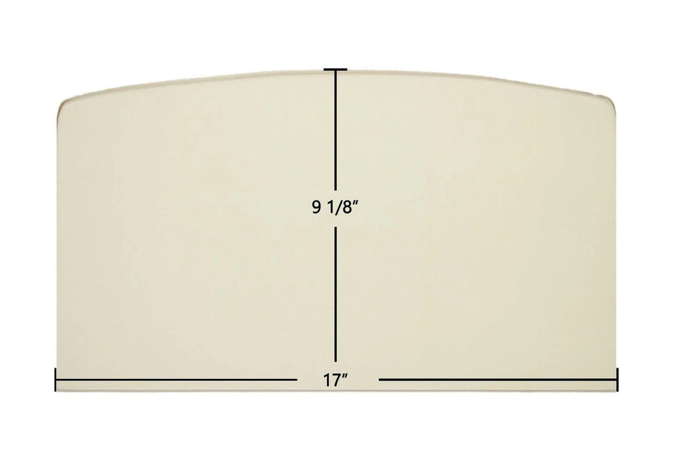 Quadra-Fire Ceramic Glass Panel – 17" x 9 1/8" (Fits 1100-I, 1800, 1900, 2700-I, 27-I ACC, 5100-I, 5100-I ACC, 5100-I ACT | Part 7000-011) - Total Hearth
