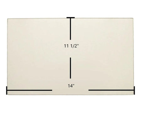 Quadra-Fire Bodega Bay Front Ceramic Glass Panel – 14" x 11 1/2" (Part 435-5490) - Total Hearth