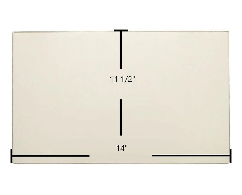 Quadra-Fire Bodega Bay Front Ceramic Glass Panel – 14" x 11 1/2" (Part 435-5490) - Total Hearth