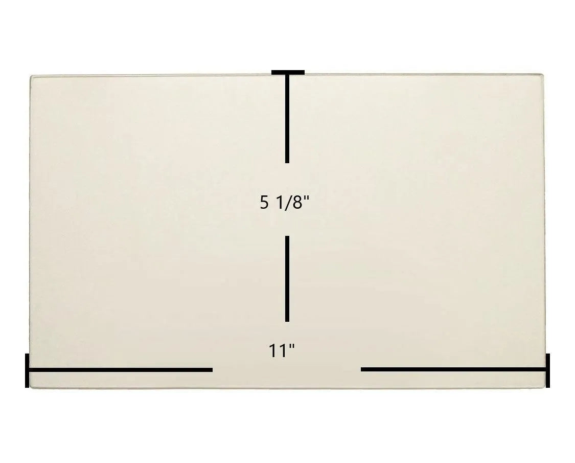Quadra-Fire Classic Bay Side, 1200, 1200-I Replacement Glass – 11" x 5 1/8" (Part #510-5410) - Total Hearth