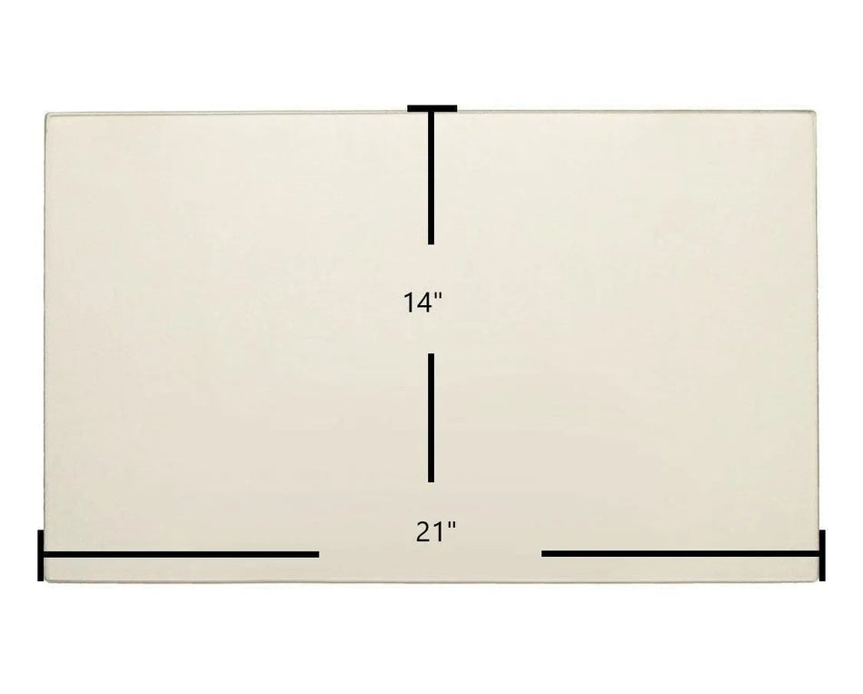 Quadra-Fire Edge 60 Pellet Stove Ceramic Glass Panel – 21" x 14" (Part 7034-023) - Total Hearth