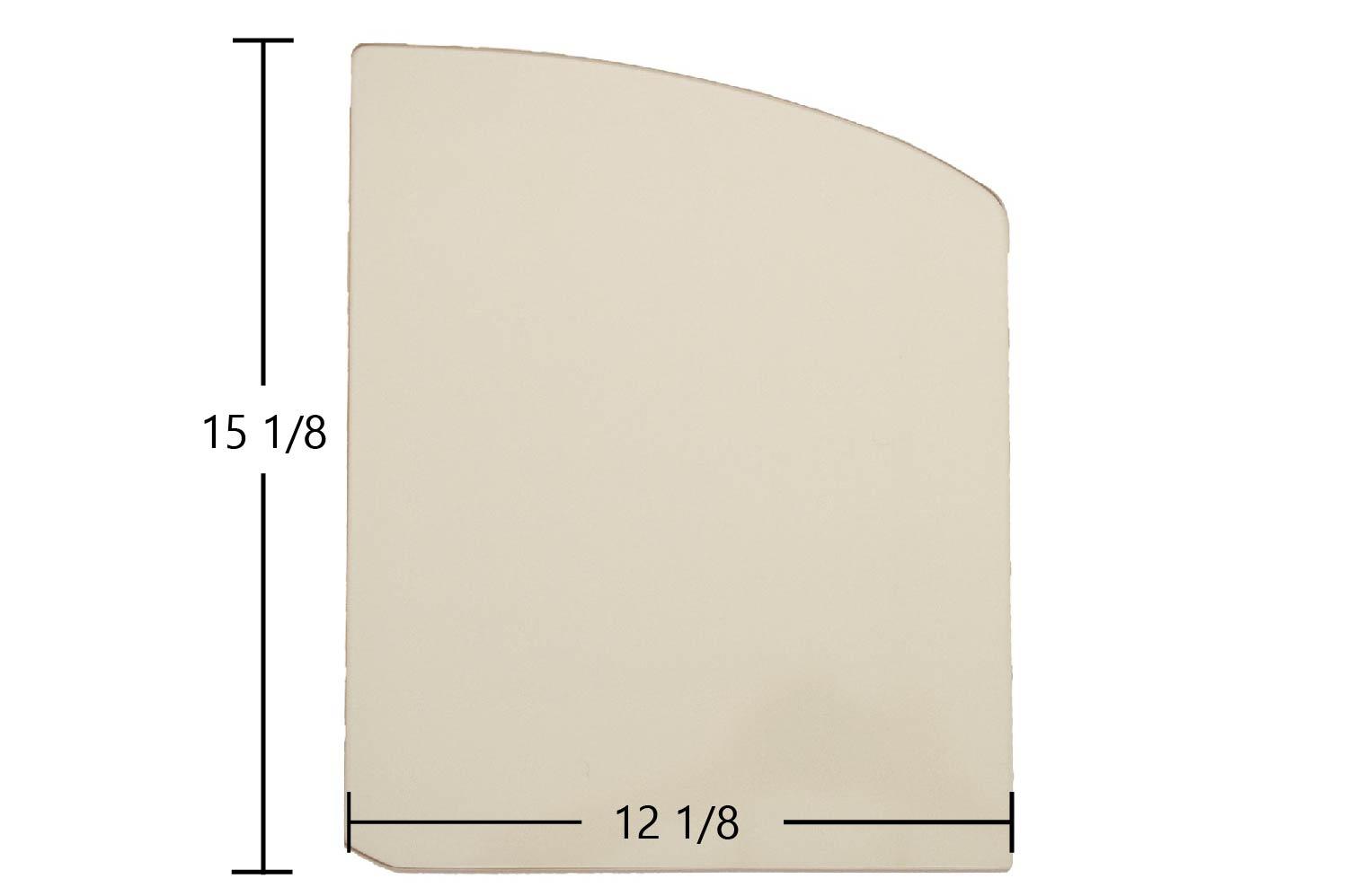 Quadra-Fire 7100 & 7100FP Double Door Ceramic Glass Panel – 12 1/8" x 15 1/8" (Part 433-5750) - Total Hearth