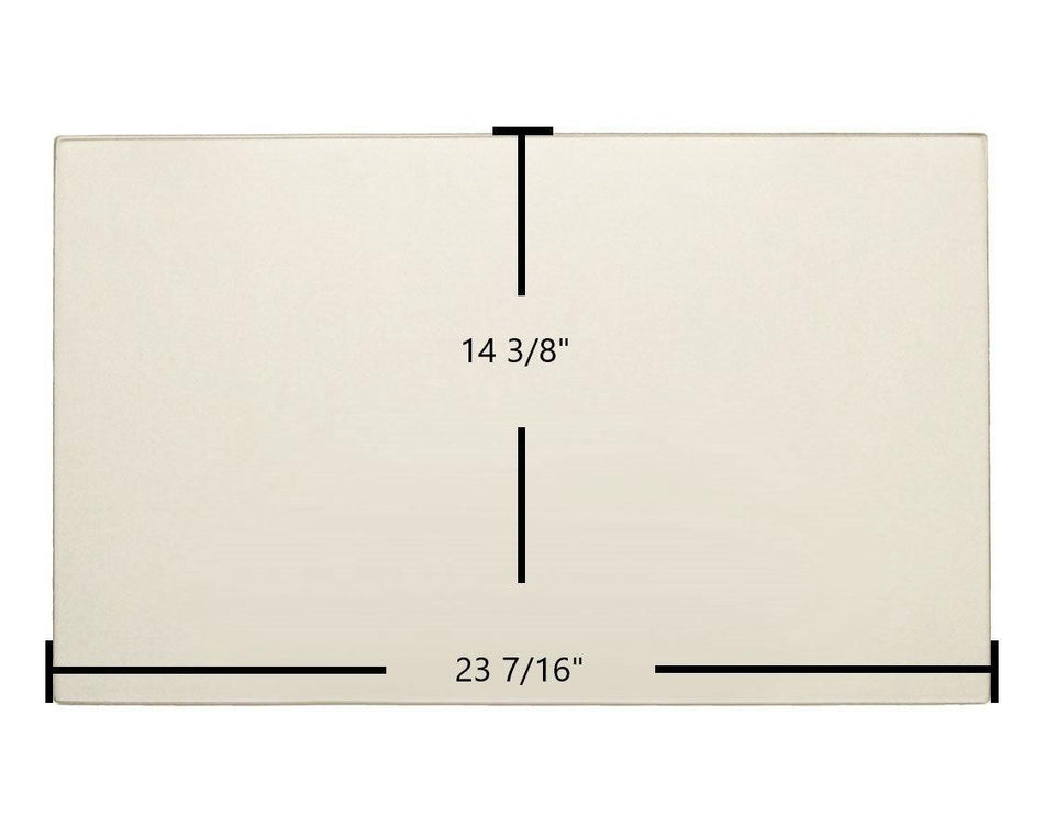 Quadra-Fire Topaz Ceramic Glass Panel – 23 7/16" x 14 3/8" (Part 7011-015) - Total Hearth