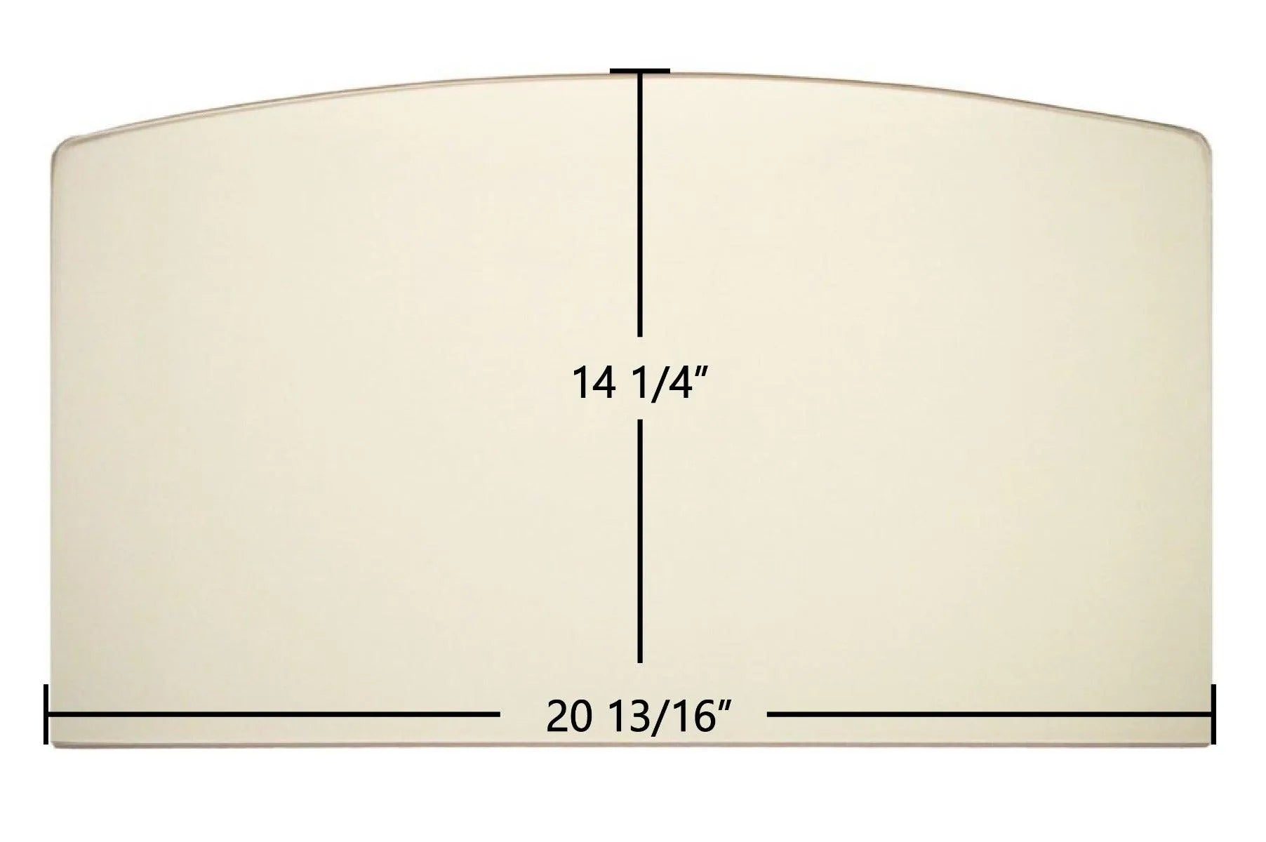 Quadra-Fire Explorer III Ceramic Glass Panel – 20 13/16" x 14 1/4" (Part SRV7060-029) - Total Hearth