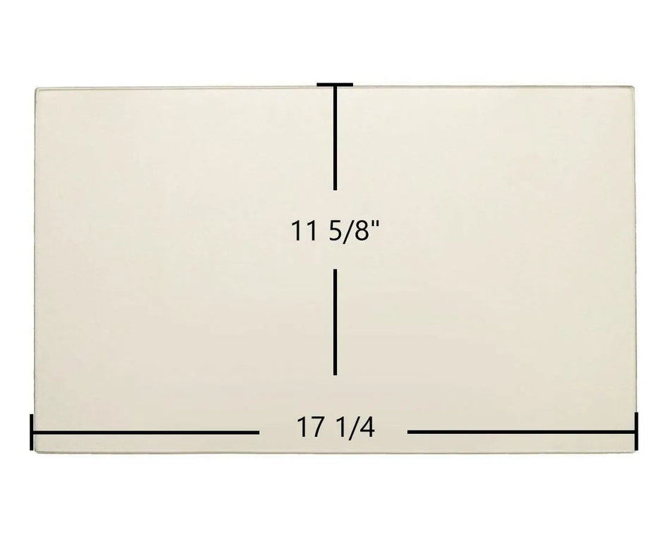 Quadra-Fire Ceramic Glass Panel – 17 1/4" x 11 5/8" (Fits Santa Fe, Castile B-FS, Castile Insert, Santa Fe Insert | Part 7001-038) - Total Hearth