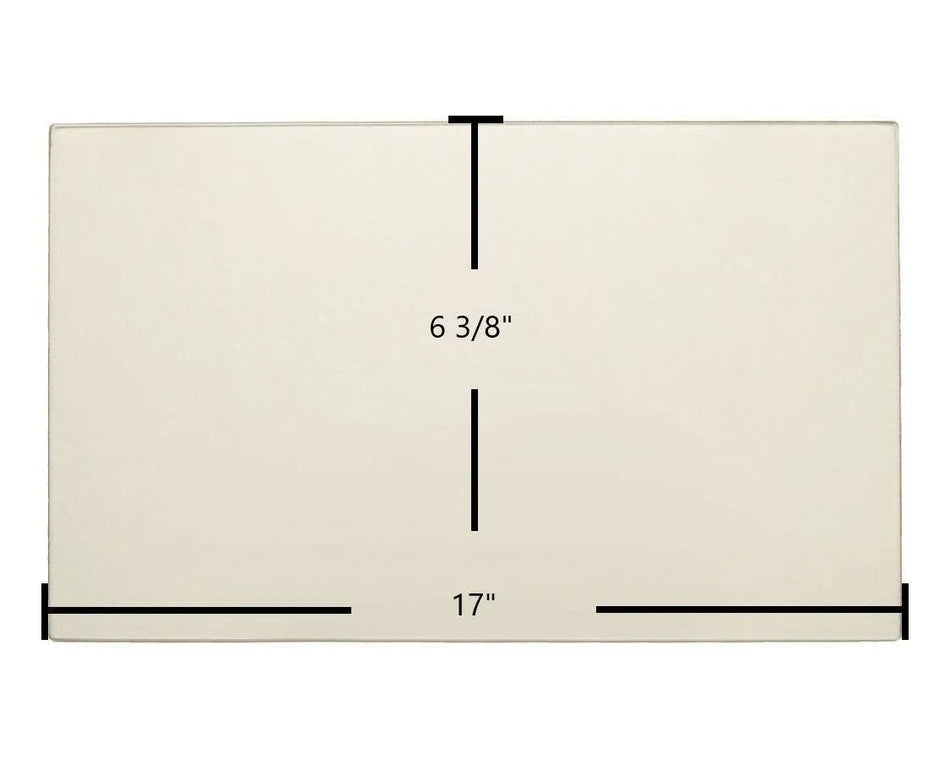 Regency Ceramic Glass Panel – 17" x 6 3/8" (Part 940-942) - Total Hearth