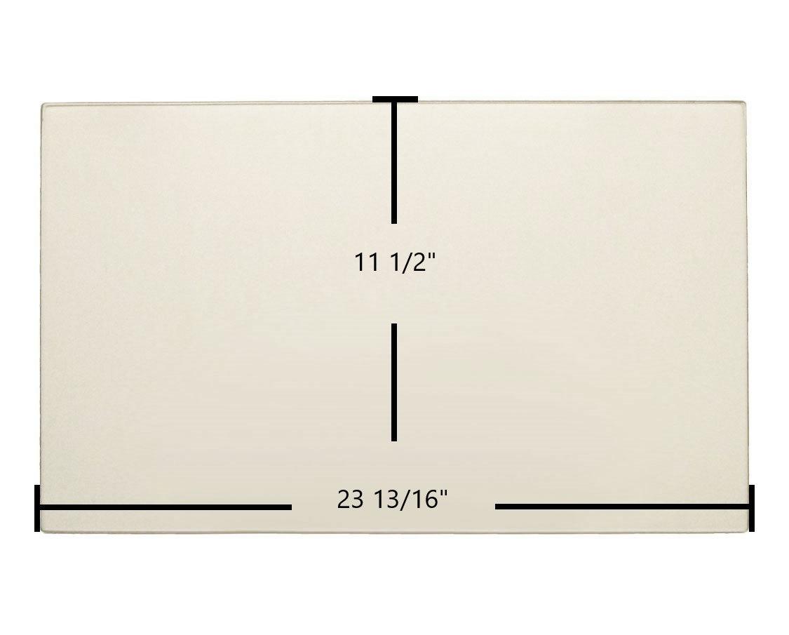 Regency Ceramic Glass Panel – 23 13/16" x 11 1/2" (Fits CI2600, CI2700, HI400, HI500 | Part 940-420P) - Total Hearth