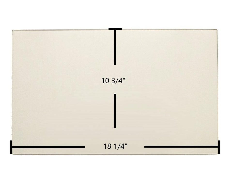 Regency HI200 Ceramic Glass Panel – 18 1/4" x 10 3/4" (Part 940-356) - Total Hearth