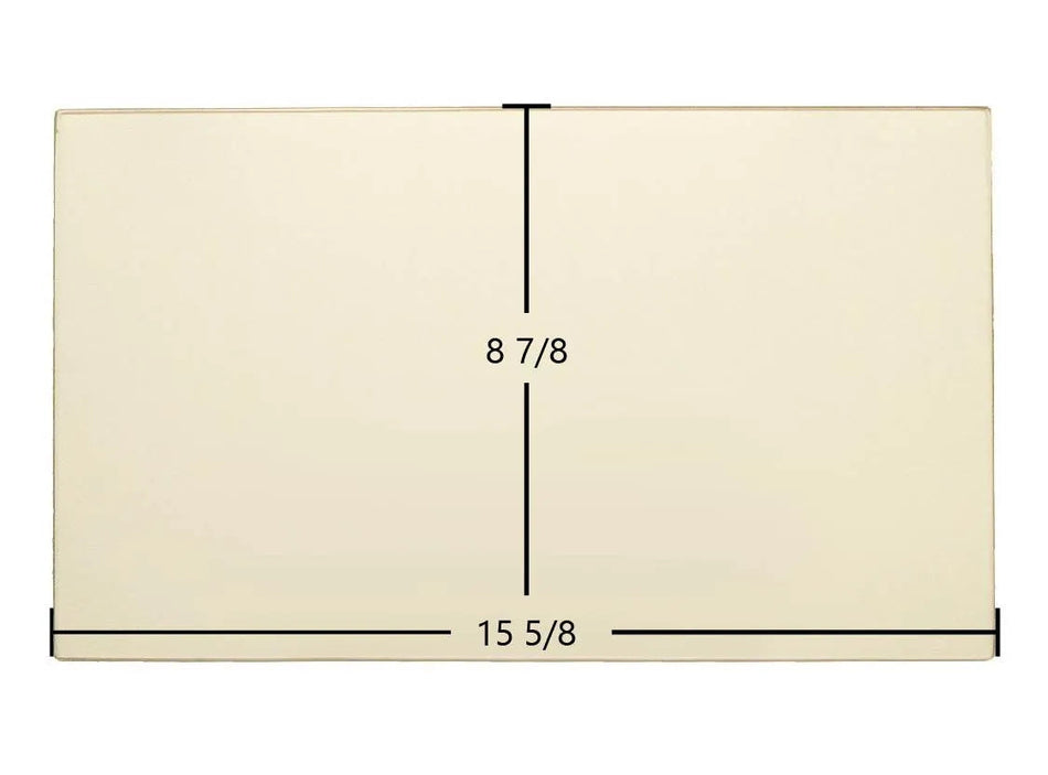 Regency Ceramic Glass Panel – 15 5/8" x 8 7/8" (Fits R3, C34-2, F1100, F2400, S2400, L1200, S2100, 2100M | Part 846-302) - Total Hearth