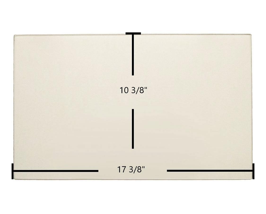 Regency 17 3/8 x 10 3/8 Glass - Woodstove Fireplace Glass