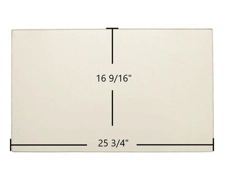 Regency Ceramic Glass Panel – 25 3/4" x 16 9/16" (Fits L390E, HZI390E, LRI4E, HRI4E | Part 940-371P) - Total Hearth
