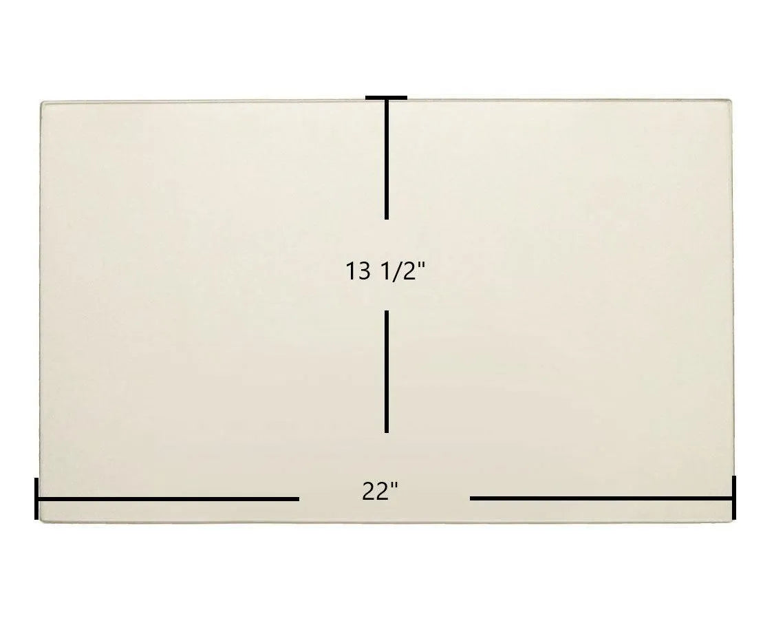 Regency WarmHearth ZZ2410L Ceramic Glass Panel – 22" x 13 1/2" (Part 846-300) - Total Hearth