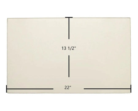 Regency WarmHearth ZZ2410L Ceramic Glass Panel – 22" x 13 1/2" (Part 846-300) - Total Hearth