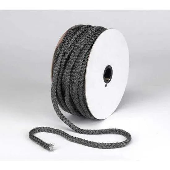 3/8" Rope Gasket 100ft Roll - Woodstove Fireplace Glass