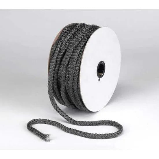 3/8" Rope Gasket 100ft Roll - Woodstove Fireplace Glass