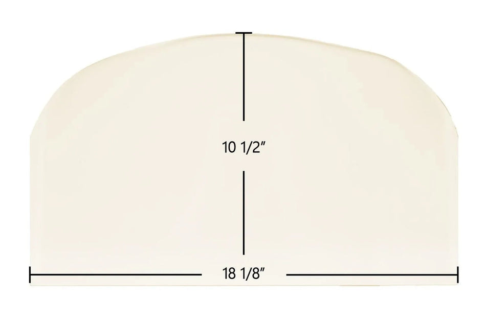 Saey 74 Glass Panel – 18 1/8" x 10 1/2" High-Temperature Ceramic Replacement - Total Hearth