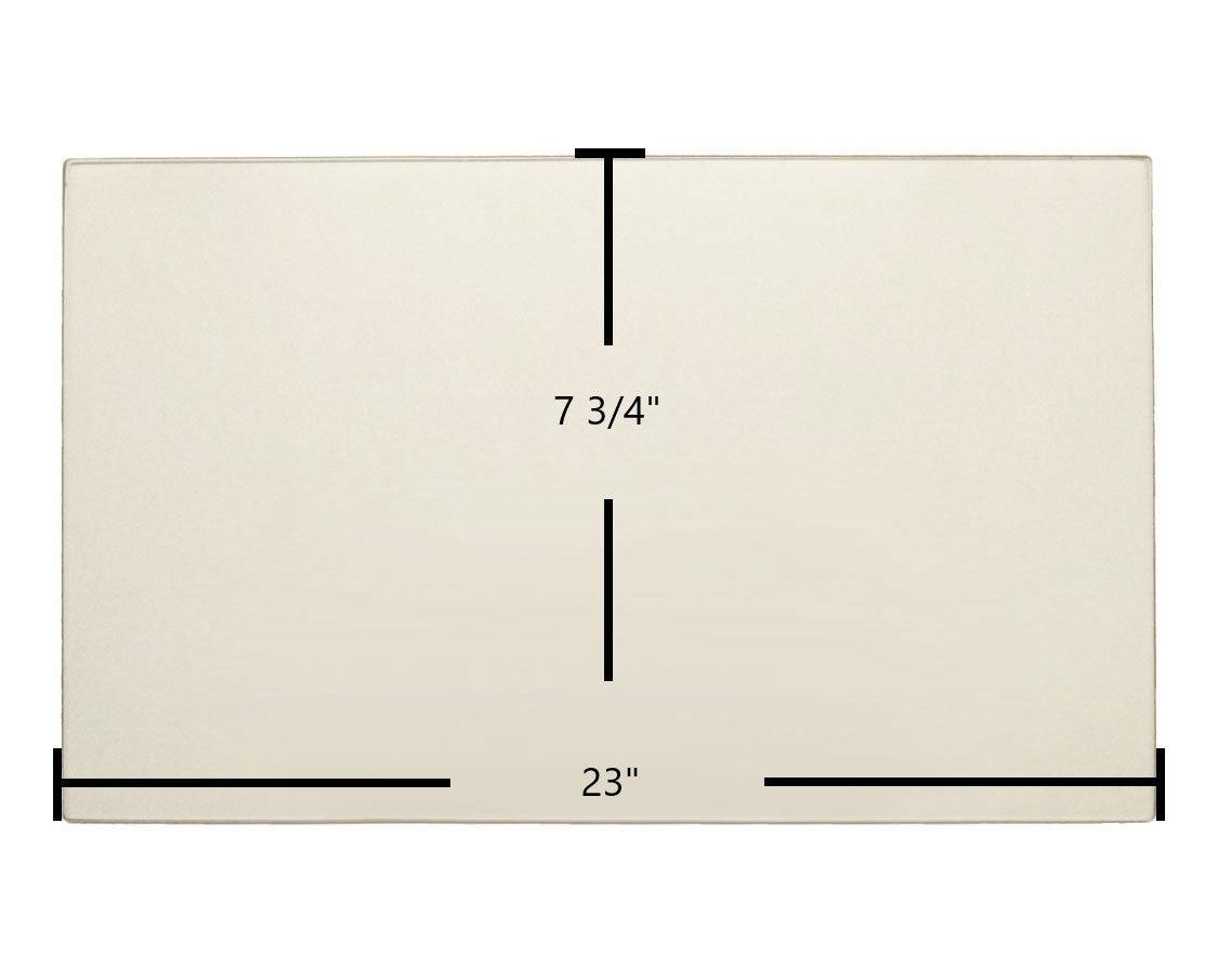 Sierra 2000TE Glass Panel (G2024) – 23" x 7 3/4" High-Temperature Ceramic Replacement - Total Hearth
