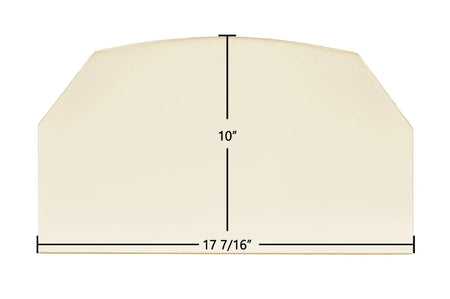 Sierra CR 8000 Glass Panel (400064) – 17 7/16" x 10" High-Temperature Ceramic Replacement - Total Hearth