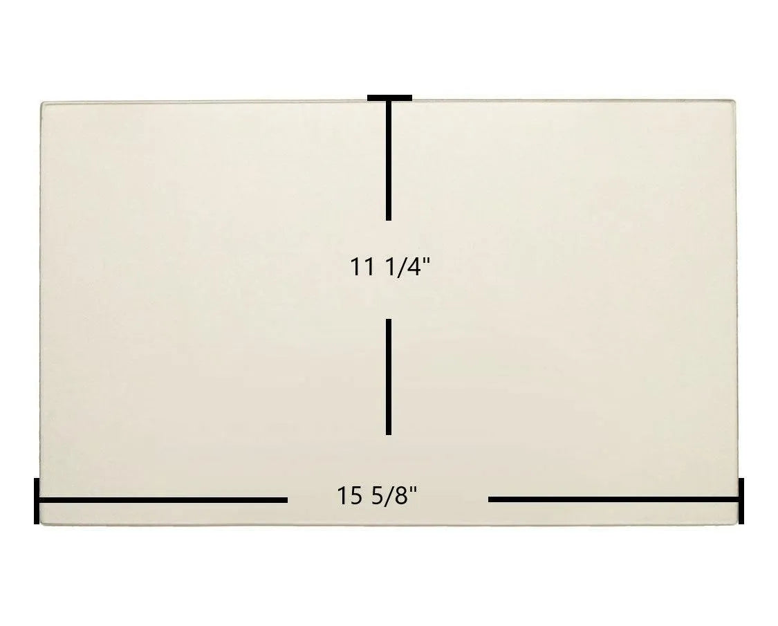SV1 NXT-1 Glass Panel (SE54082-01) – 15 5/8" x 11 1/4" High-Temperature Ceramic Replacement - Total Hearth