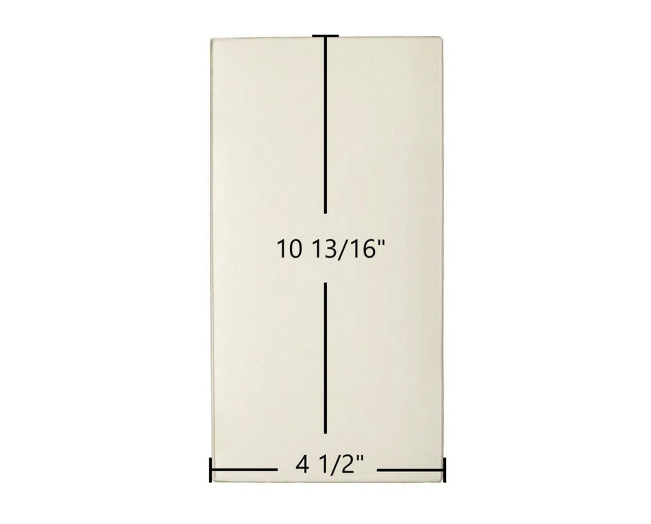 St. Croix Ashby & Afton Bay Side Glass Panel (80P20035-R) – 4 1/2" x 10 13/16" High-Temperature Ceramic Replacement - Total Hearth