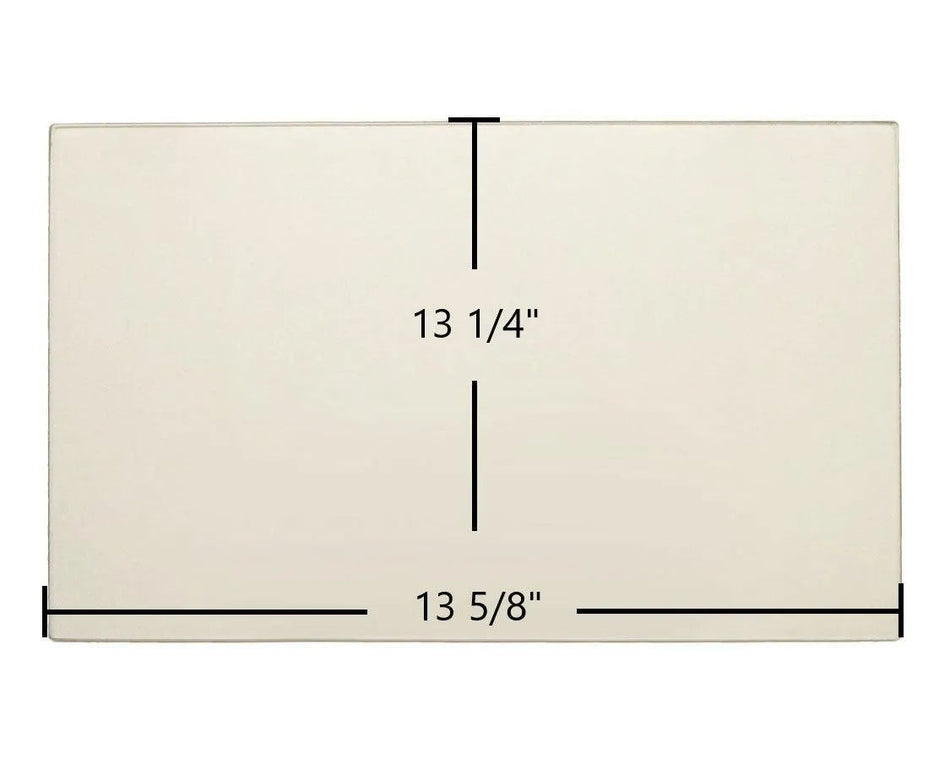 St. Croix Element P Sensor Glass Panel (80P30810-R) – 13 5/8" x 13 1/4" High-Temperature Ceramic Replacement - Total Hearth