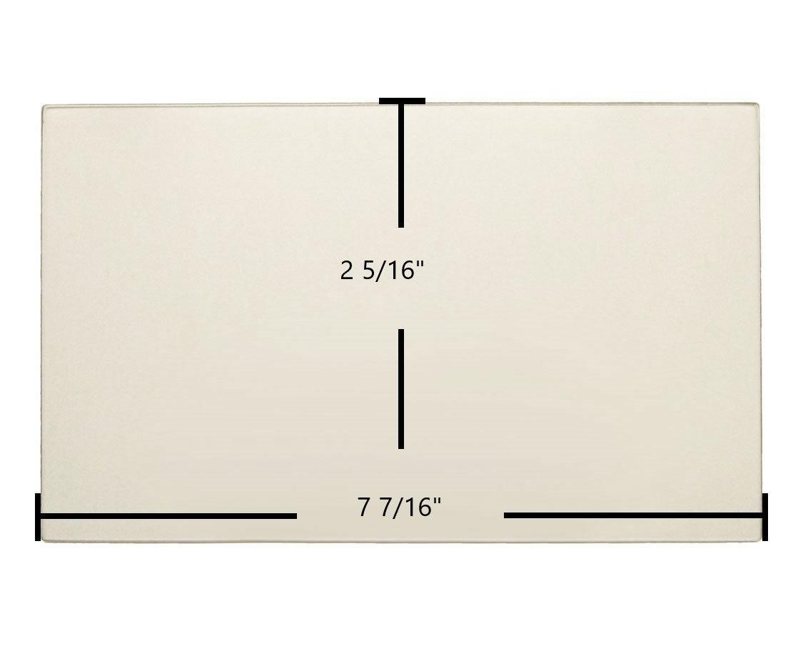 Surdiac Le Marquis Ceramic Glass Panel (4774787) – 7 7/16" x 2 5/16" - Total Hearth