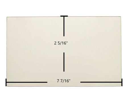 Surdiac Le Marquis Ceramic Glass Panel (4774787) – 7 7/16" x 2 5/16" - Total Hearth