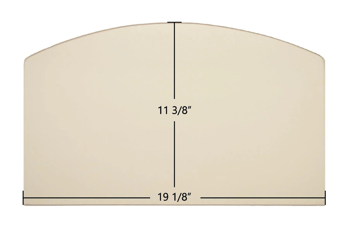Surdiac Bayard 32 Ceramic Glass Panel – 19 1/8" x 11 3/8" Archtop - Total Hearth