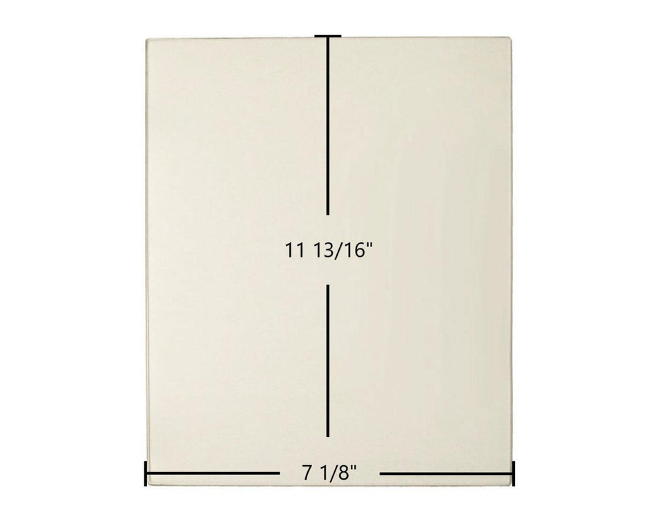 Thelin Parlour Ceramic Glass Panel (00.0030.0003) – 7 1/8" x 11 13/16" - Total Hearth
