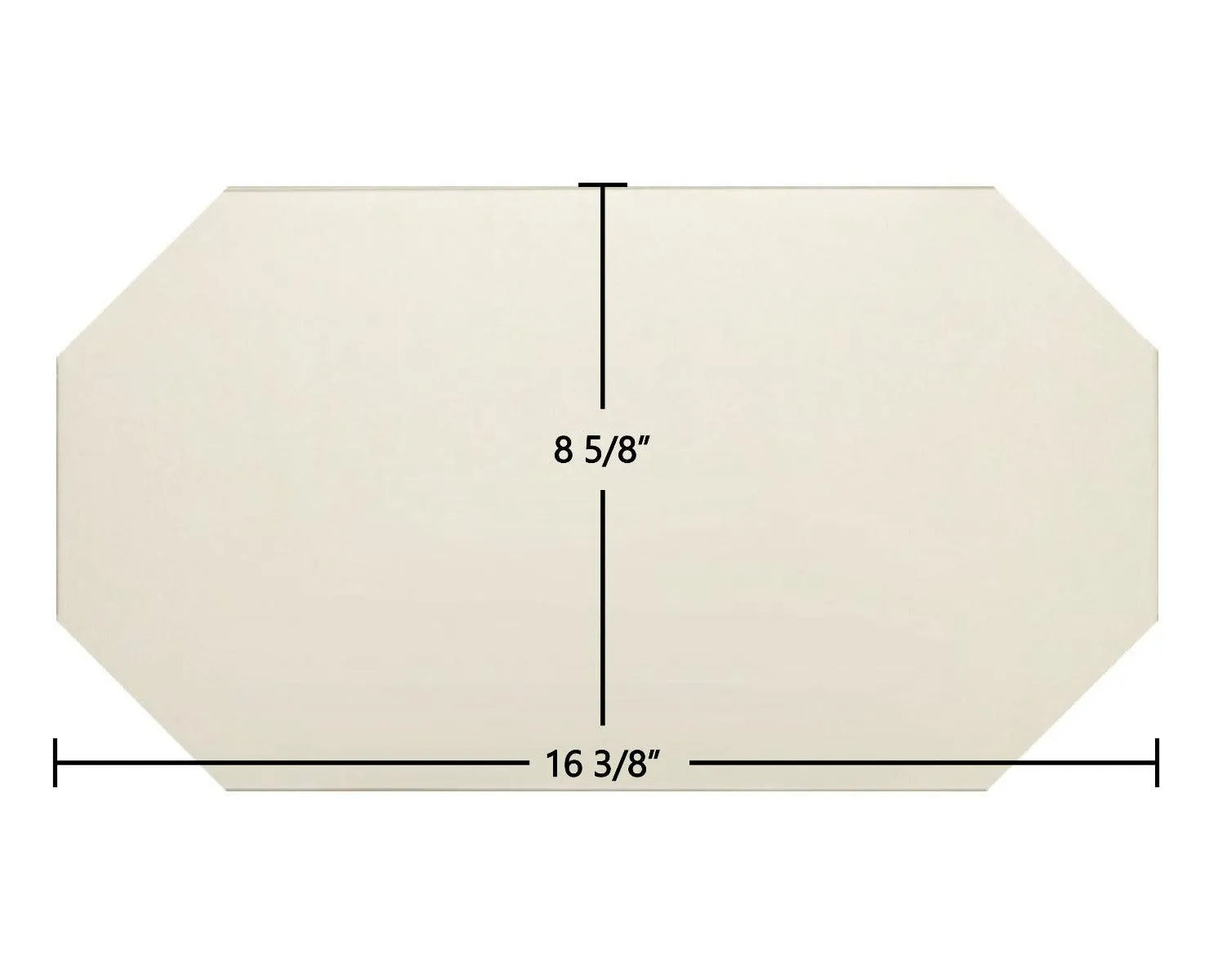 Treemont Large Single Door Ceramic Glass Panel – 16 3/8" x 8 5/8" - Total Hearth