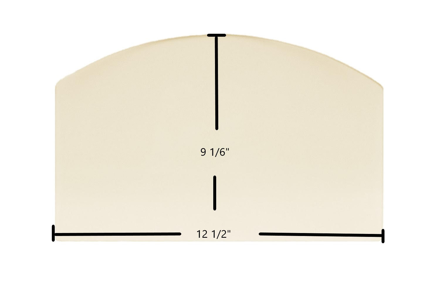 US Stove 5440 Ceramic Glass Panel (88708) – 12 1/2" x 9 1/16" - Total Hearth