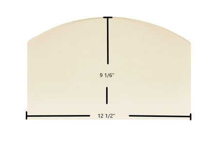 US Stove 5440 Ceramic Glass Panel (88708) – 12 1/2" x 9 1/16" - Total Hearth