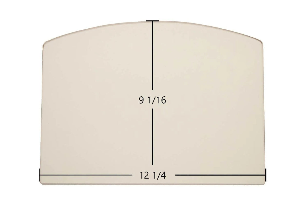 American Harvest Multi-Fuel Furnace 6100, 6500 Archtop Replacement Glass – 12 1/4" x 9 1/16" (Part #890153) - Total Hearth