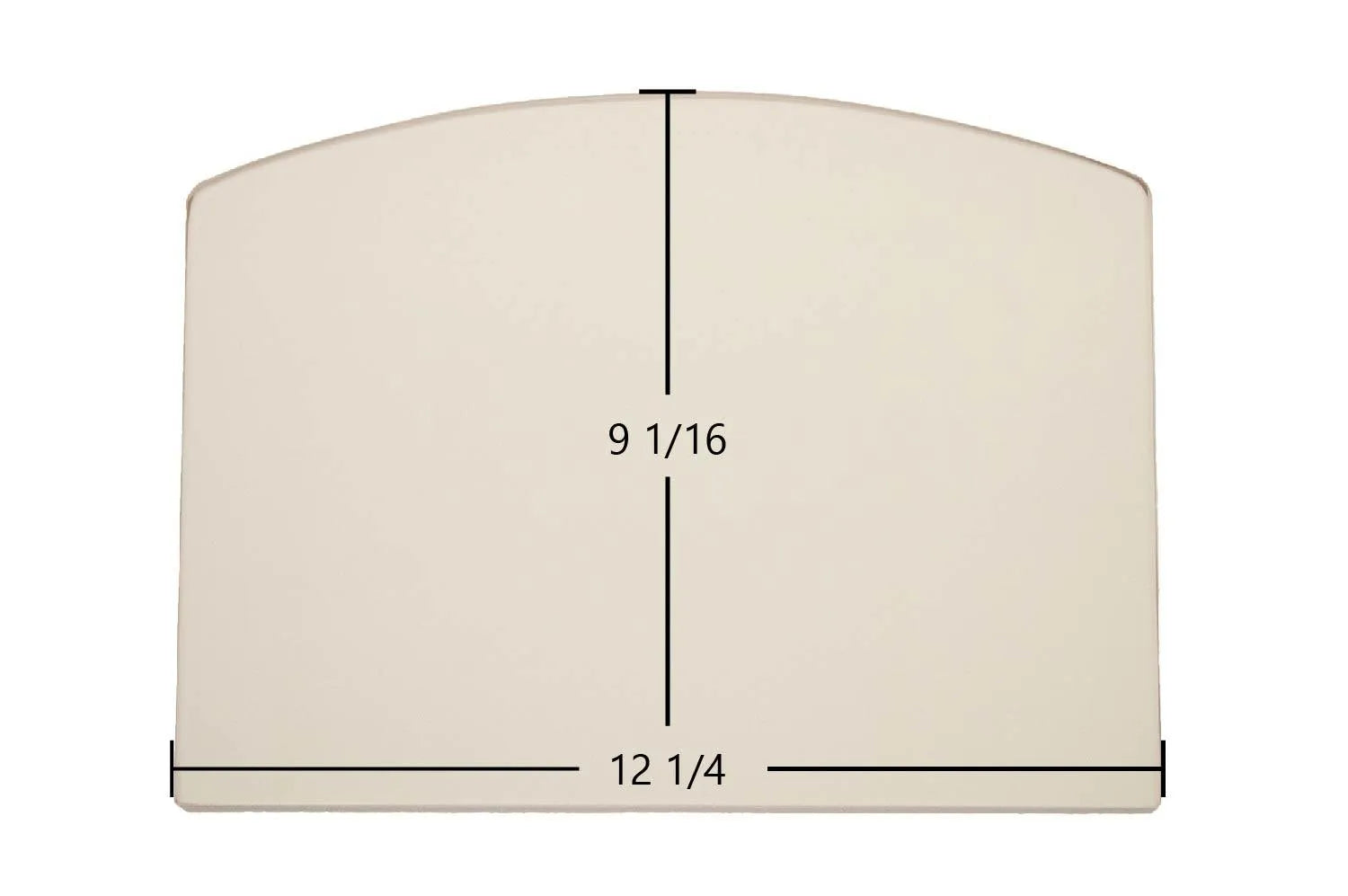 American Harvest Multi-Fuel Furnace 6100, 6500 Archtop Replacement Glass – 12 1/4" x 9 1/16" (Part #890153) - Total Hearth