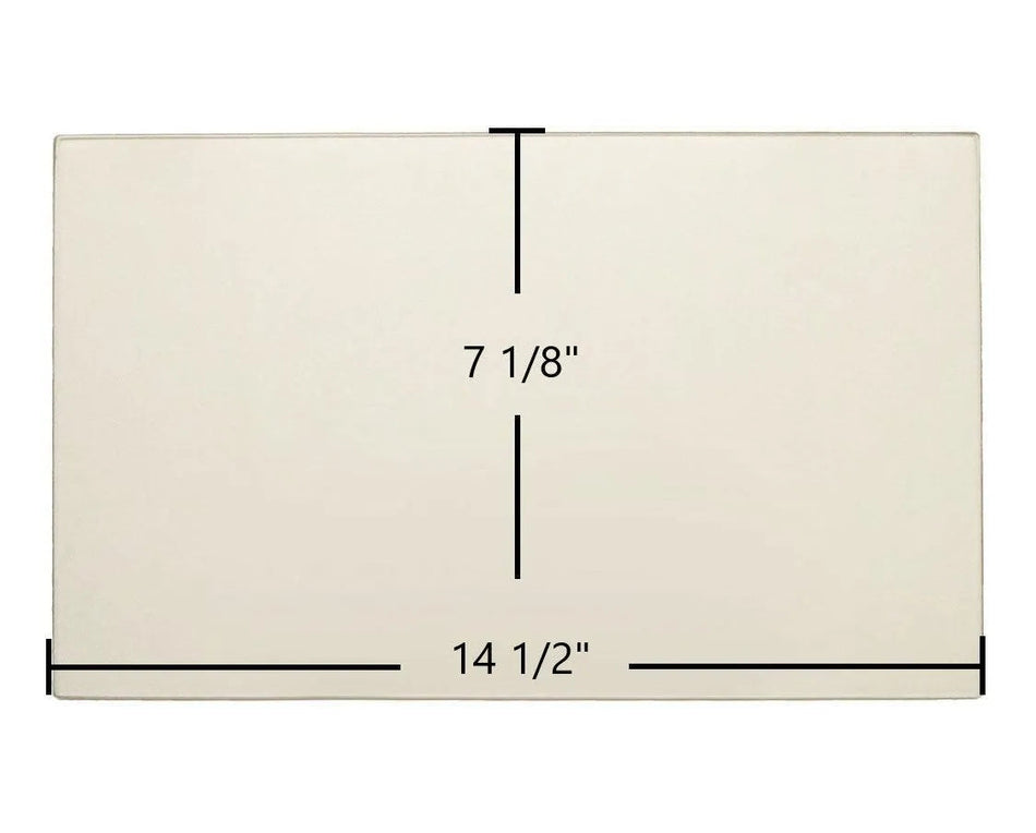 US Stove Forester 3500 / 3500PB Ceramic Glass Panel (891698) – 14 1/2" x 7 1/8" - Total Hearth