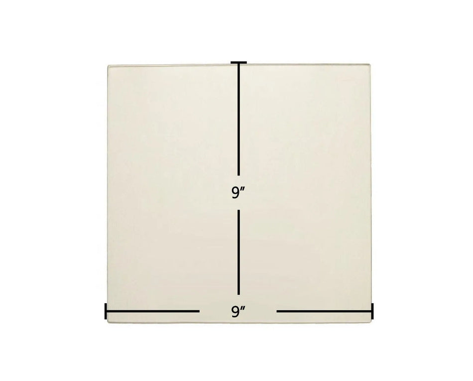 US Stove Tri-Star 25-5670 Ceramic Glass Panel (USSC_AC_G9) – 9" x 9" - Total Hearth