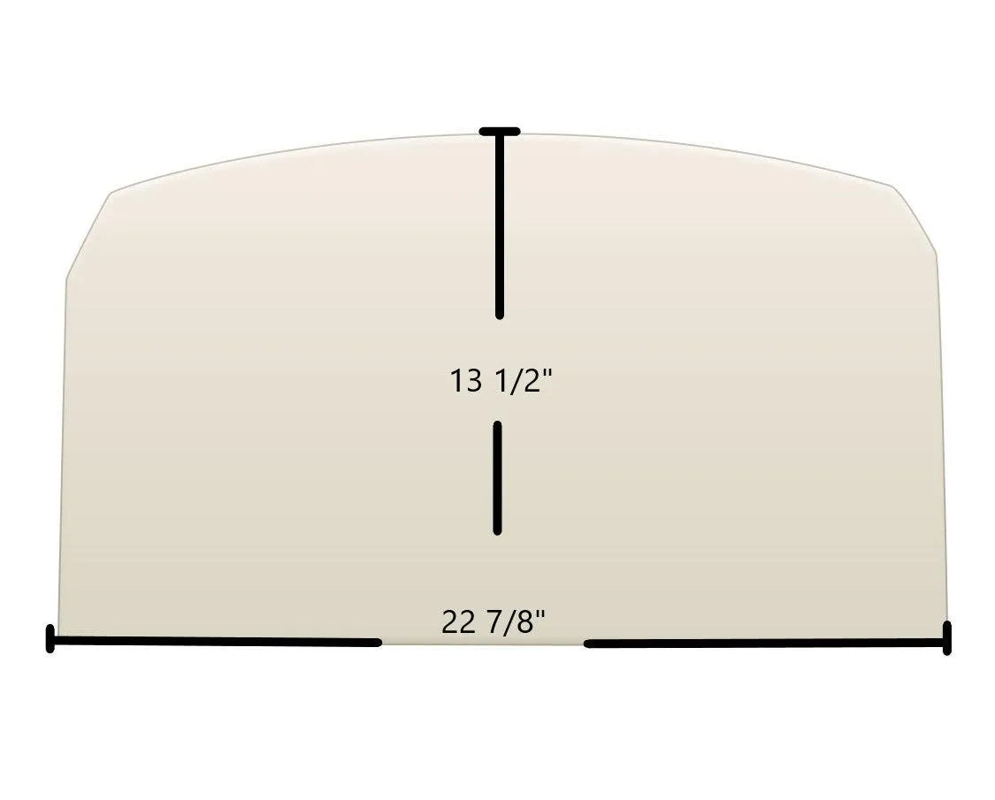 Vermont Castings Montpelier II Ceramic Glass Panel (22 7/8" x 13 1/2") | OEM High-Temp Replacement - Total Hearth