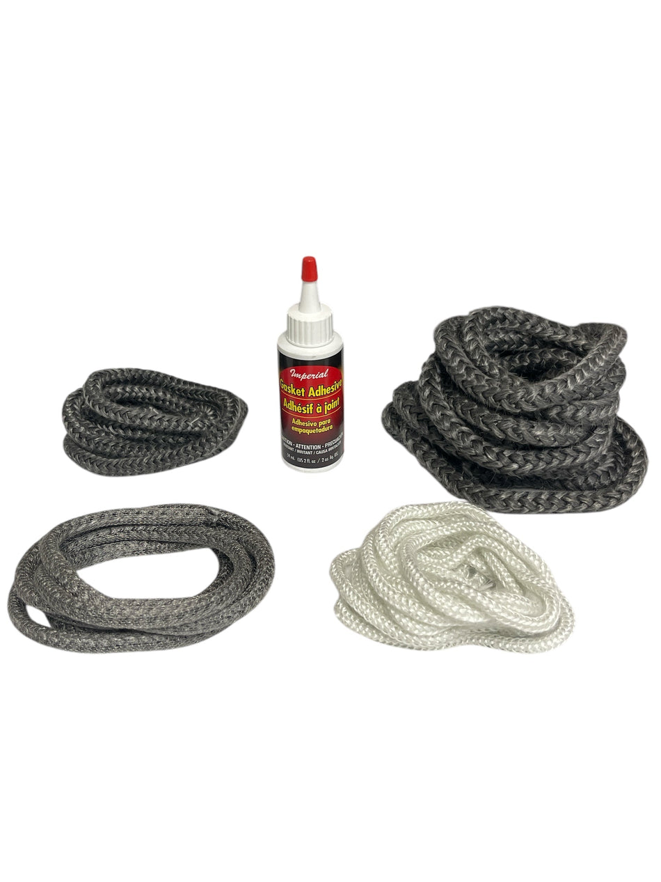 Vermont Castings Defiant 1910 & 1945 Gasket Kit (4322) - Complete with Adhesive - Total Hearth