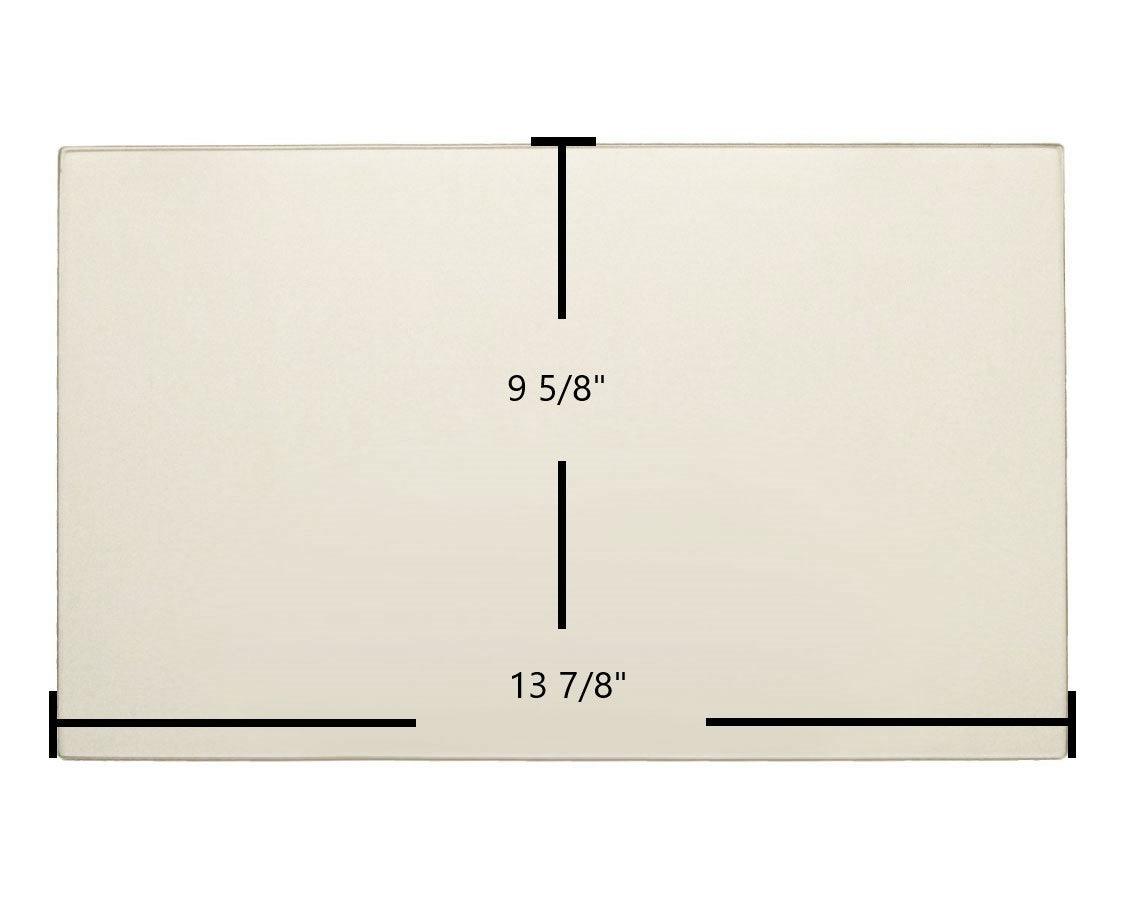 Vermont Castings Fireplace Insert Glass Panel (13 7/8" x 9 5/8") | OEM High-Temp Replacement | Part #140-1160 - Total Hearth