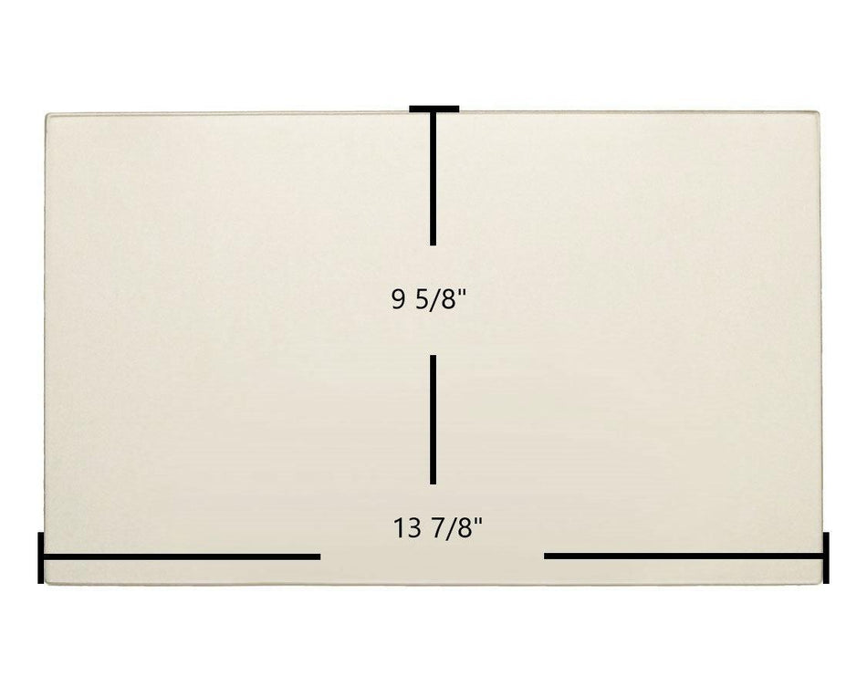 Vermont Castings Fireplace Insert Glass Panel (13 7/8" x 9 5/8") | OEM High-Temp Replacement | Part #140-1160 - Total Hearth
