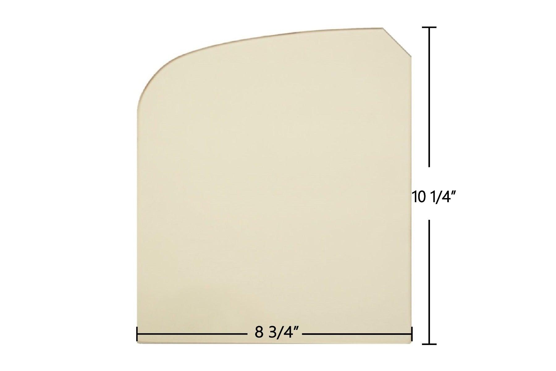 Vermont Castings Encore Flexburn 2040 Left Door Glass Panel with Notch (8 3/4" x 10 1/4") | OEM High-Temp Replacement | Part #3000-5300 - Total Hearth